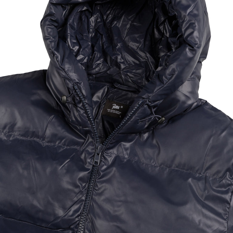 Patta Quilted Script Logo Puffer Jacket