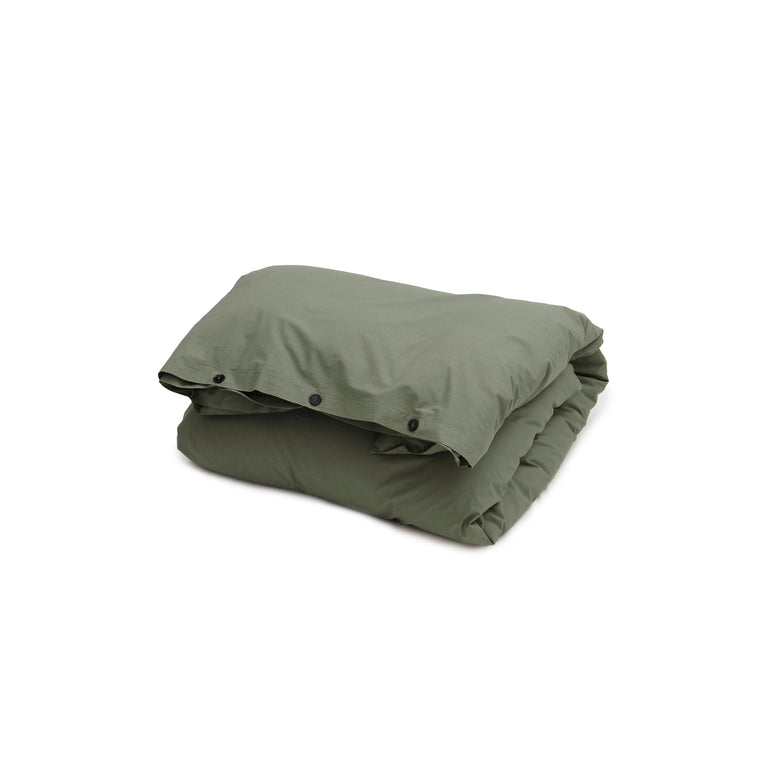 Tekla Duvet Cover - 200 x 220cm / Olive Green