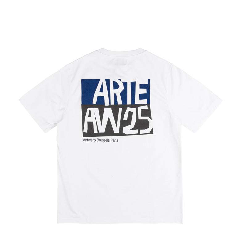 Arte Antwerp Cut Out Print T-Shirt - XXL / White