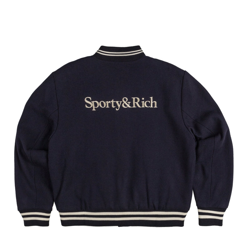 Sporty & Rich Yankees Serif Varsity Jacket