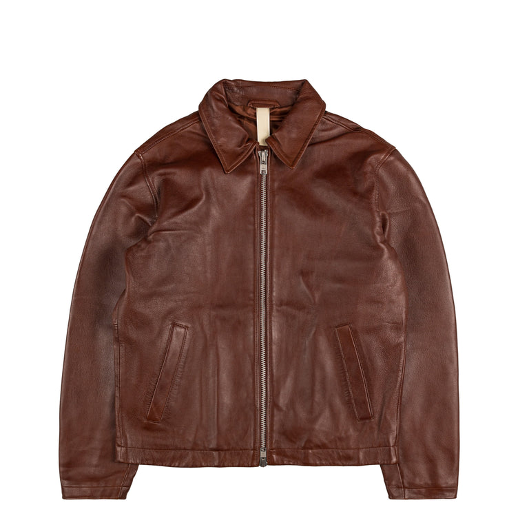 Sunflower Short Leather Jacket