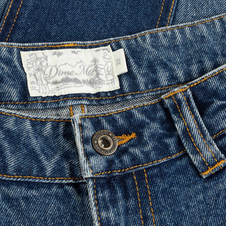 Dime Baggy Denim Pants (Knowtomatic Blue)
