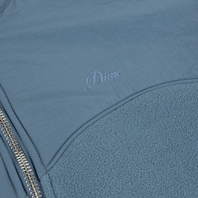 Dime Heavyweight Fleece Jacket (Slate Blue)