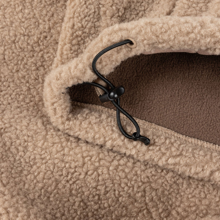 Dime Polar Fleece Sherpa Zip (Latte)