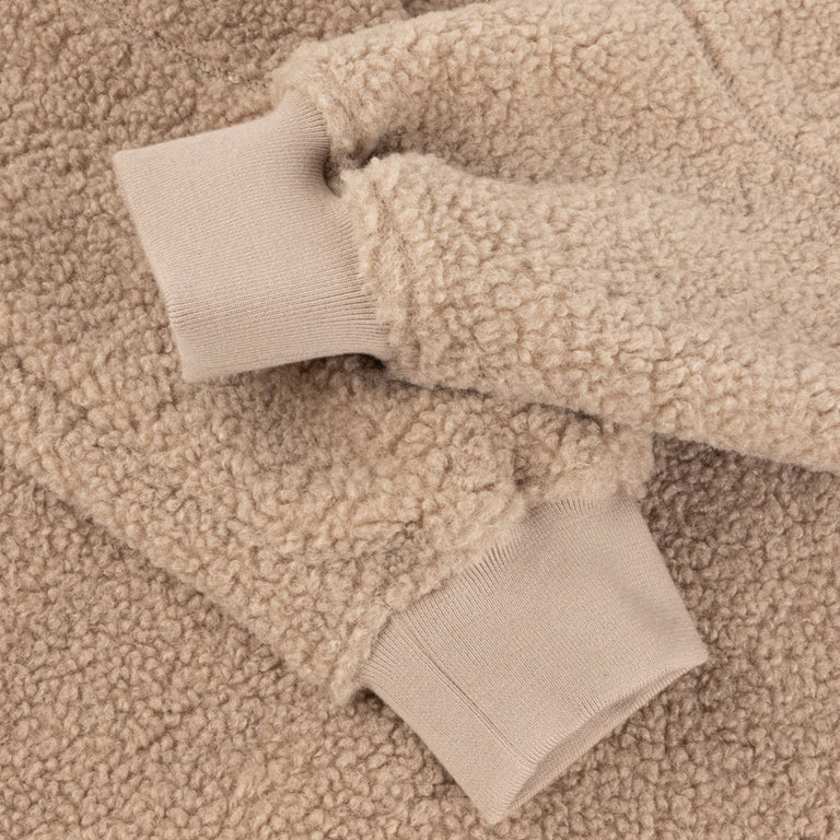 Dime Polar Fleece Sherpa Zip (Latte)