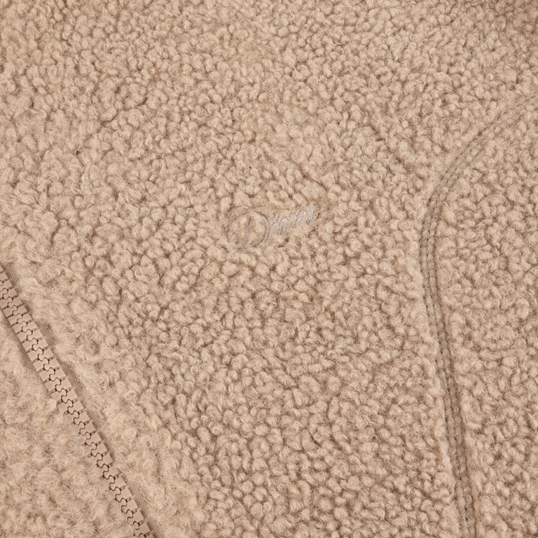 Dime Polar Fleece Sherpa Zip (Latte)