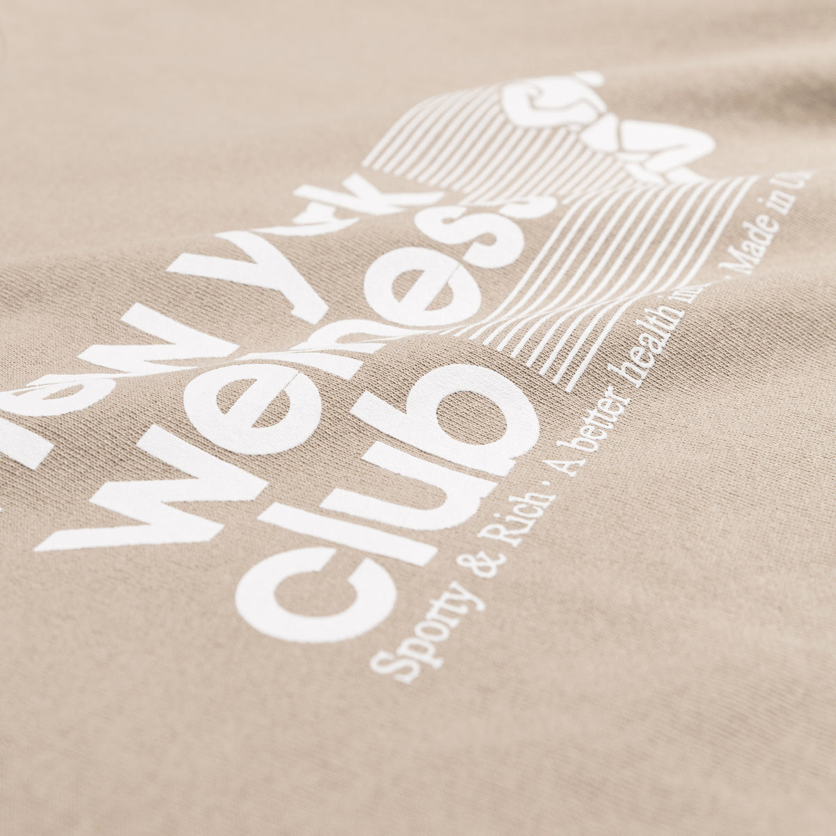 Sporty & Rich USA Wellness Club Crewneck | Apparel » Buy online now!