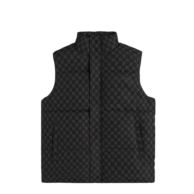 Daily Paper Pondo Cotton Monogram Bodywarmer - S / Black