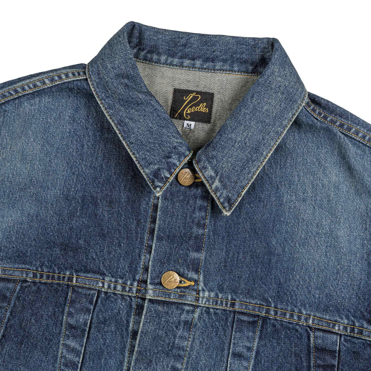 ジャケット・アウター needles denimjaket Ssize needles-darts-jean-jacket-12oz