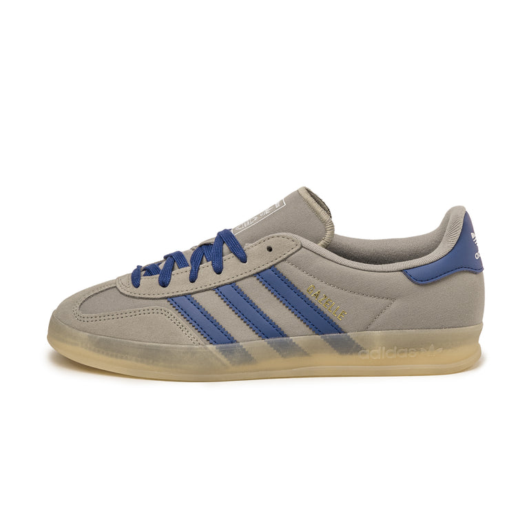 Adidas Gazelle Indoor - 46 / Silver Pebble / Victory Blue / Magic Beige