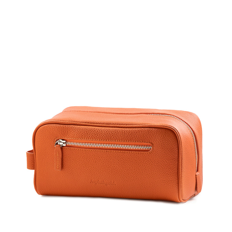 Asphaltgold Leather Toiletry Bag