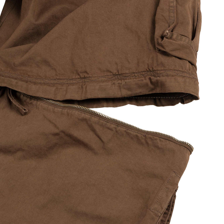 ERL Zip-Off Cargo Pants Woven (Brown)