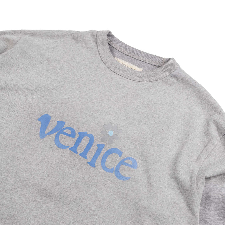 ERL Venice Long Sleeve T-Shirt Knit (Grey)