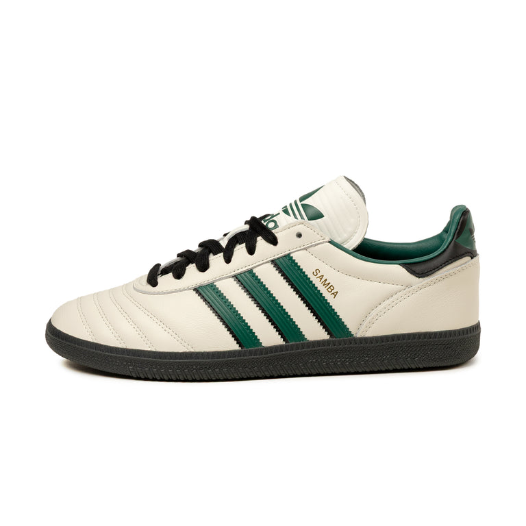 Adidas Samba JP - 45 1/3 / Crystal White / Collegiate Green / Carbon