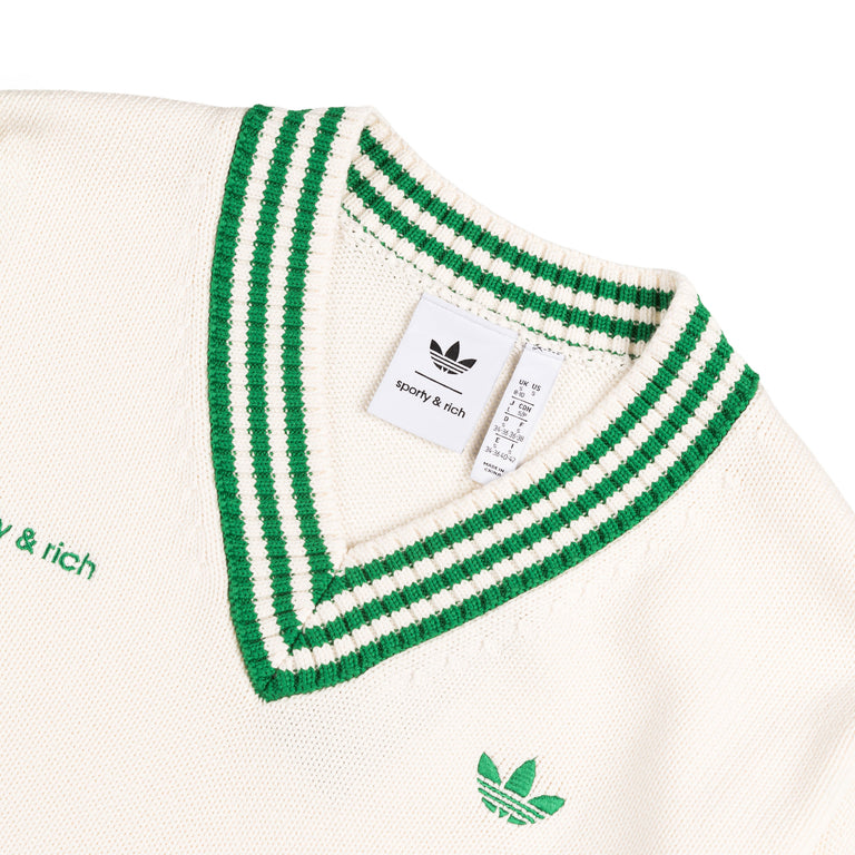 Adidas x Sporty & Rich Wmns V-Neck Sweater
