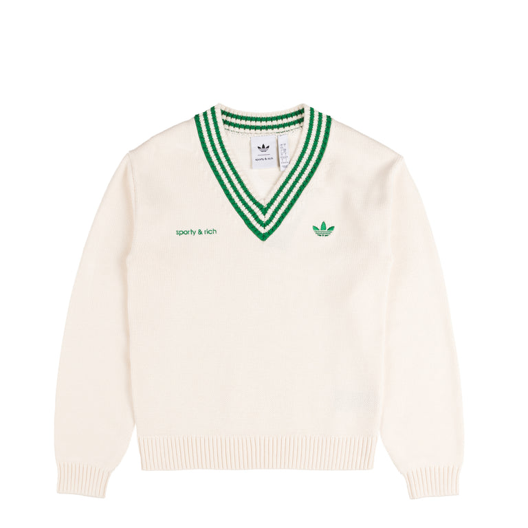 Adidas x Sporty & Rich Wmns V-Neck Sweater