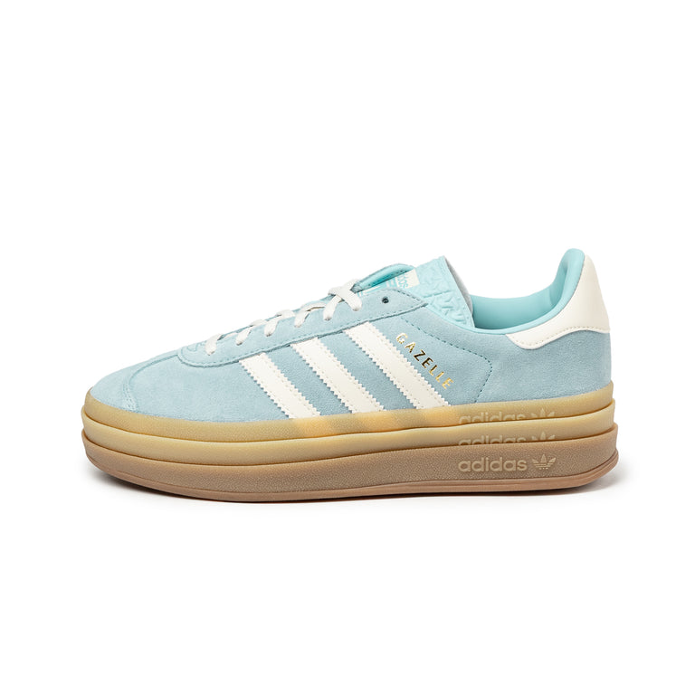 Adidas Gazelle Bold W - 40 2/3 / Clear Sky / Cream White / Gold Metallic