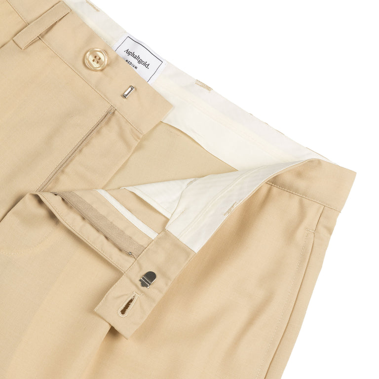 Asphaltgold Pleated Shorts