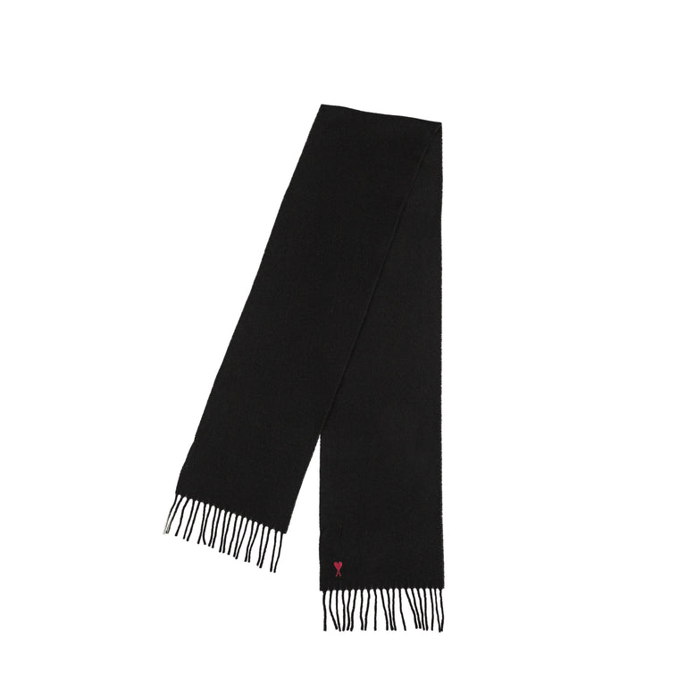 AMI Paris Ami de Coeur Wool Scarf