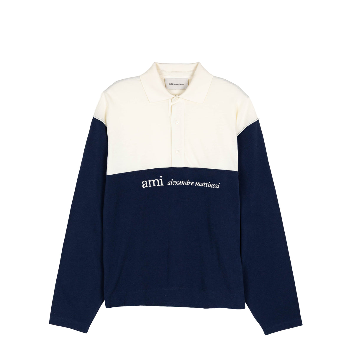 AMI Paris Alexandre Mattiussi Embroidery Boxy Polo | Apparel » Buy