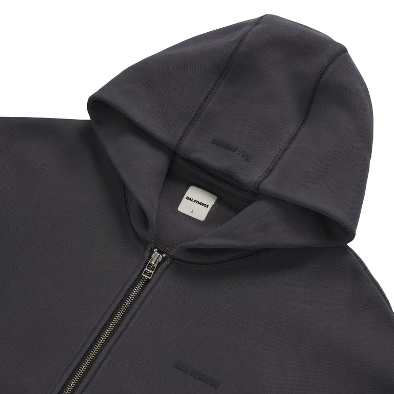 HAL Studios Haus Hooded Zip Sweatshirt (Washed Black)