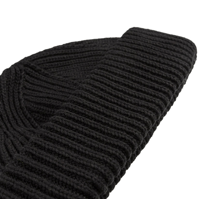 HAL Studios Ribbed Knit Beanie (Black)