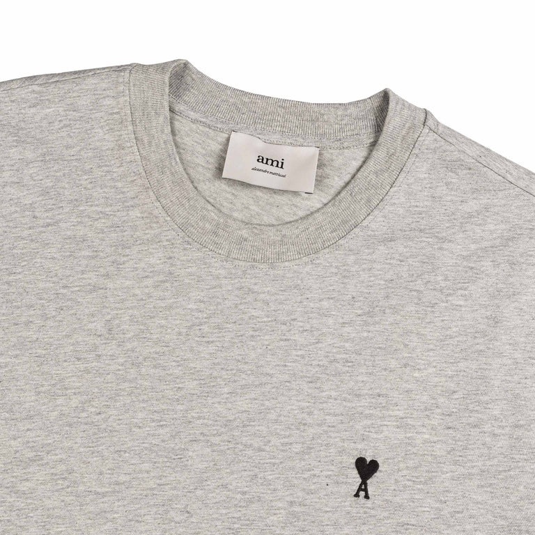 AMI Paris Ami De Coeur T-Shirt (Heather Ash Grey)