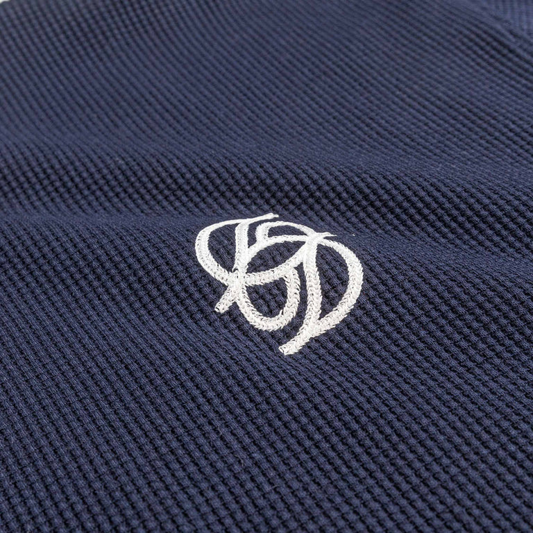 Drole de Monsieur Le T-Shirt Waffle (Navy)
