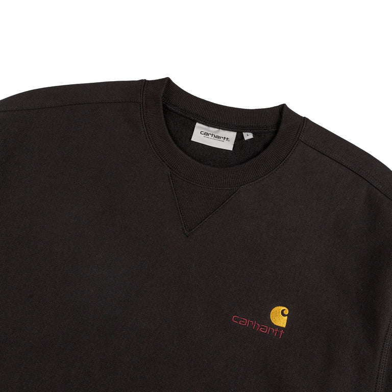 Carhartt WIP American Script Sweat (Black)