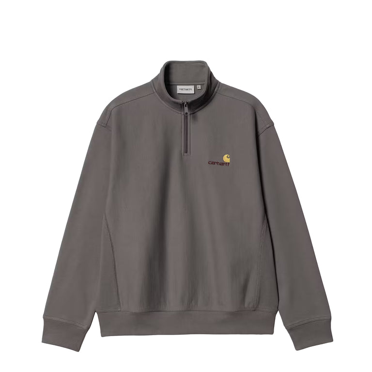 Carhartt WIP Half Zip American Script Sweat (Porphyry)
