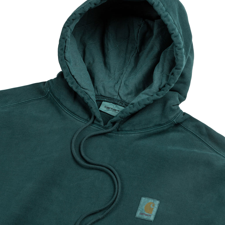Carhartt WIP Hooded Vista Sweat (Deep Lagoon Garment Dyed)
