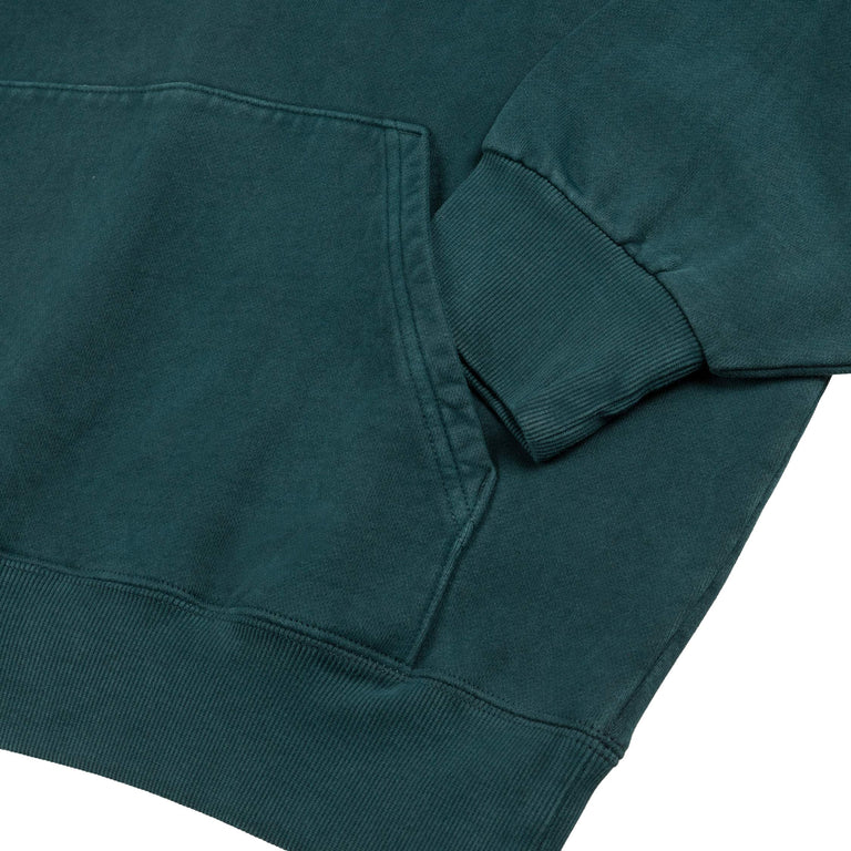 Carhartt WIP Hooded Vista Sweat (Deep Lagoon Garment Dyed)