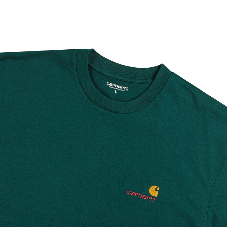 Carhartt WIP American Script T-Shirt (Dark Fir)