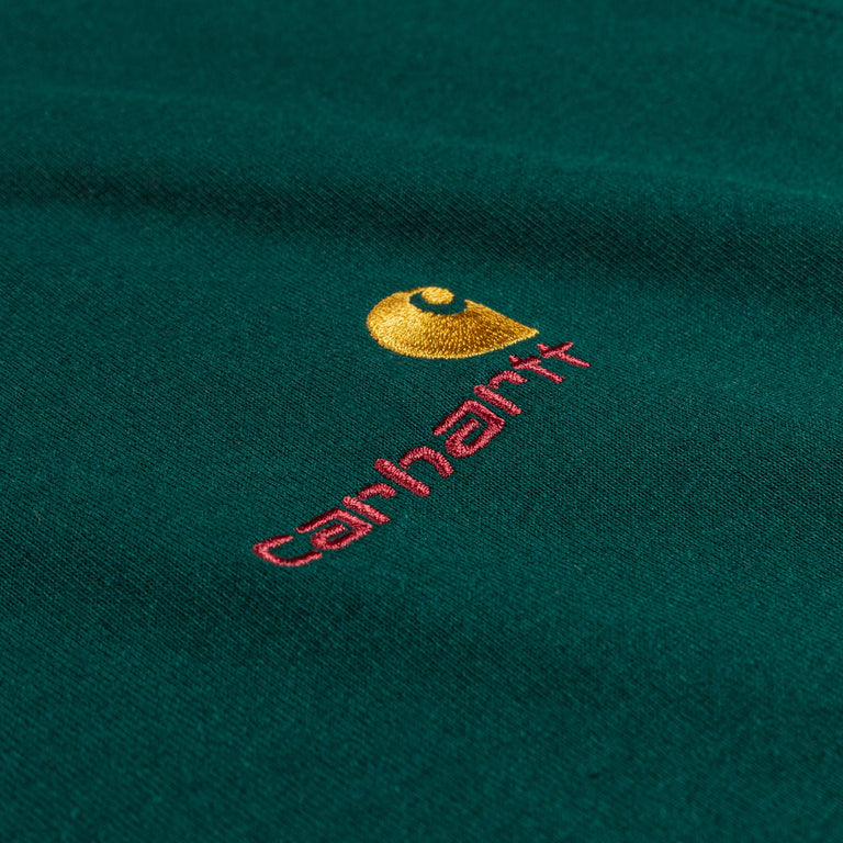Carhartt WIP American Script T-Shirt (Dark Fir)