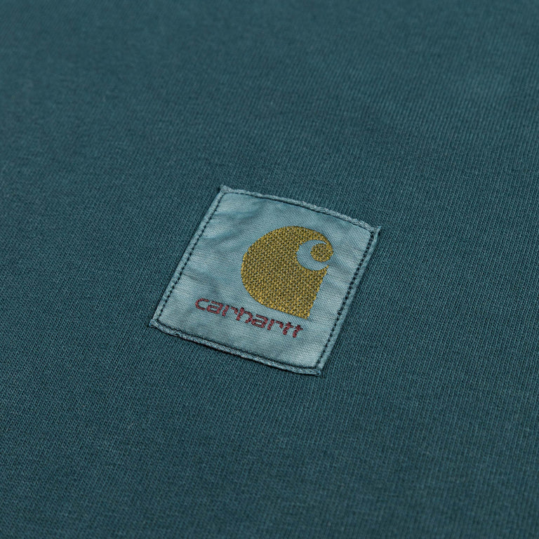 Carhartt WIP Vista T-Shirt (Deep Lagoon / Garment Dyed)