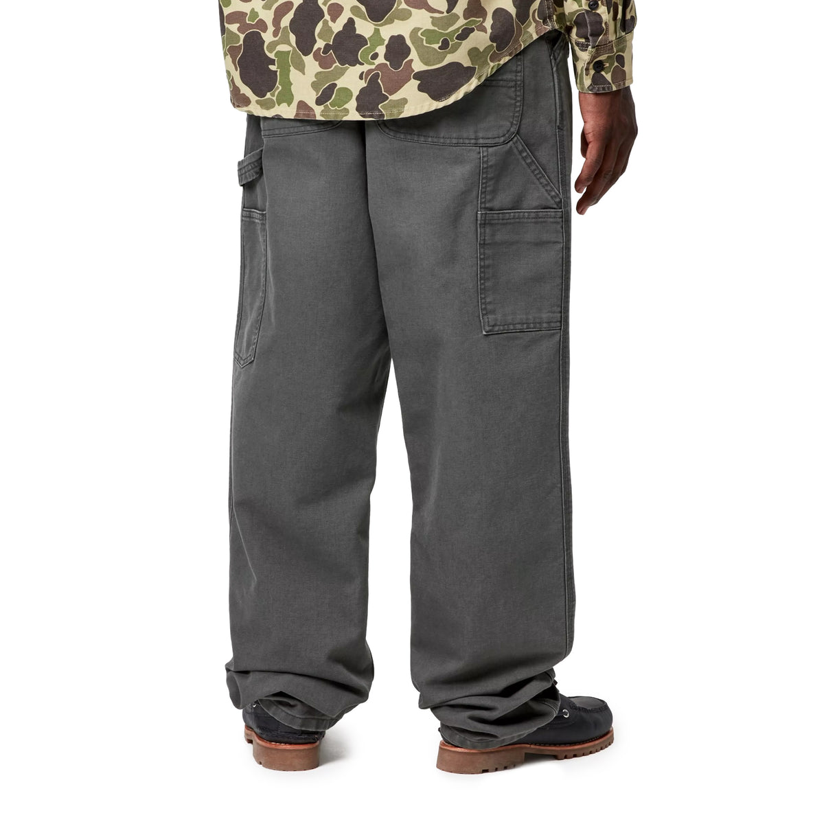 Carhartt WIP Single Knee Pant Graphite Stone Canvas