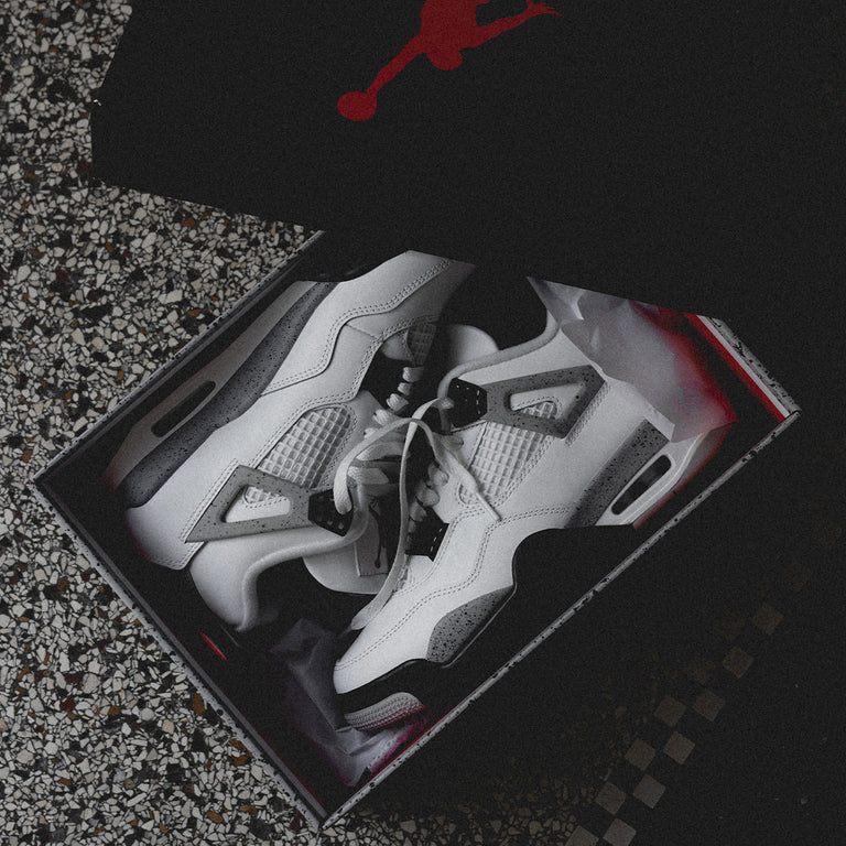 Nike Air Jordan 4 Retro *White Cement* onfeet