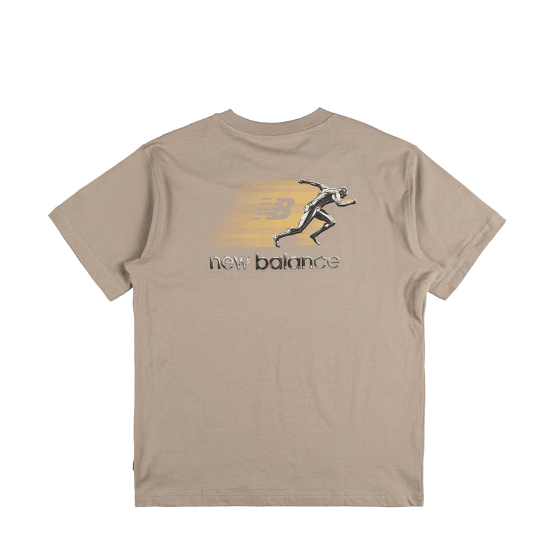 New Balance Chrome Runner T-Shirt - XL / Arid Stone