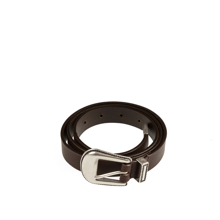 Molebo Western Belt - 80 / Brown