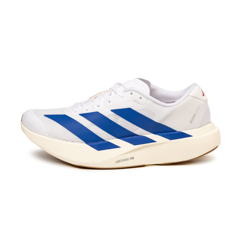 Adidas adizero Evo SL M - 47 1/3 / Footwear White / Royal Blue / Pure Ruby