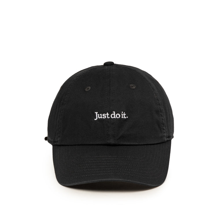Nike Club Unstructured JDI Cap - S/M / Black / White