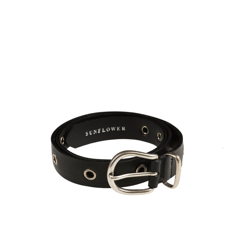 Sunflower Eyelet Belt - 95 / Black