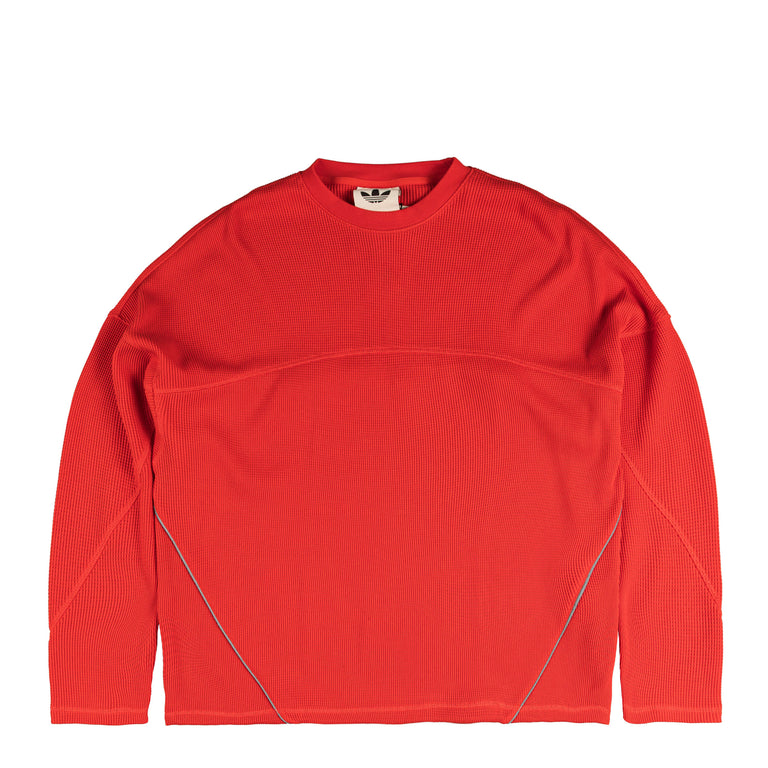 Adidas La Cienega Long Sleeve Sports Tee (Semi Lucid Red)