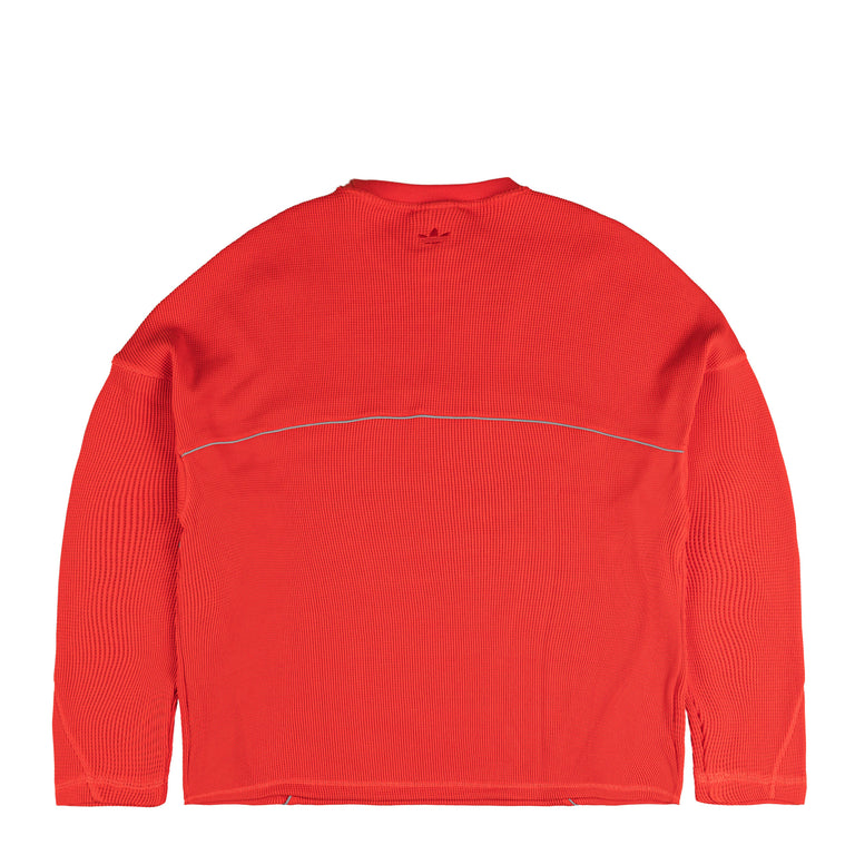 Adidas La Cienega Long Sleeve Sports Tee (Semi Lucid Red)