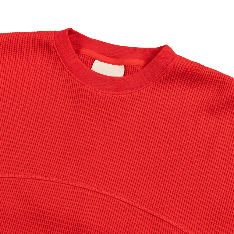 Adidas La Cienega Long Sleeve Sports Tee (Semi Lucid Red)