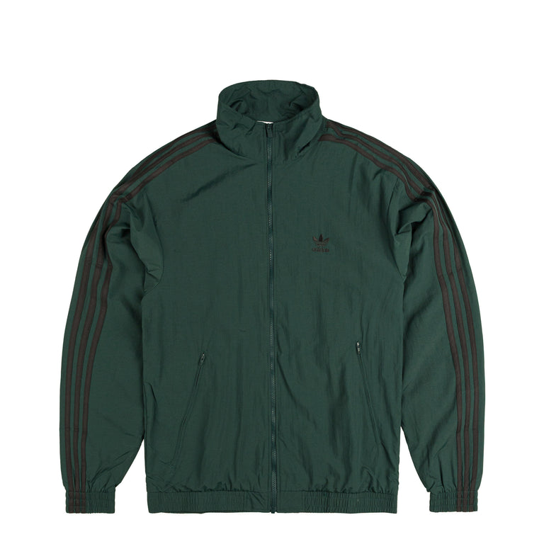Adidas Woven Firebird Track Top - L / Aurora Ivy / Black