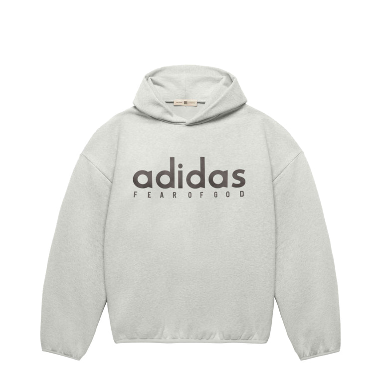 Adidas x Fear Of God Athletics Heather Fleece Hoodie (Medium Grey Heather)