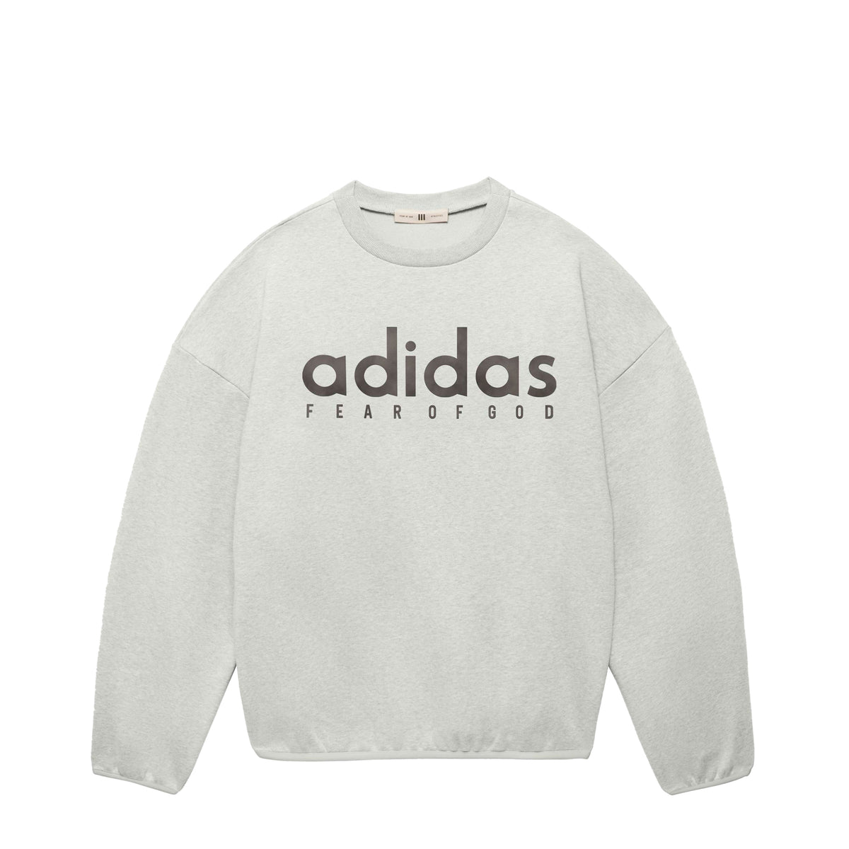 Adidas x Fear Of God Athletics Heather Fleece Crewneck | Apparel