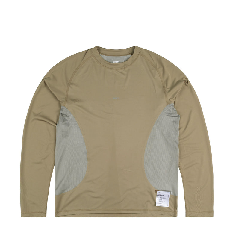 Satisfy AuraLite Tech Long Tee - L / Army Green