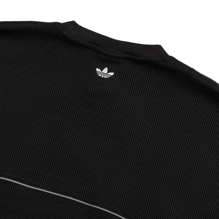 Adidas La Cienega Long Sleeve Sports Tee (Black)